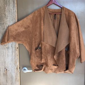 Tan Suede Jacket. Very Light